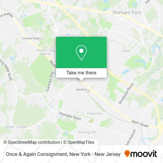 Once & Again Consignment map