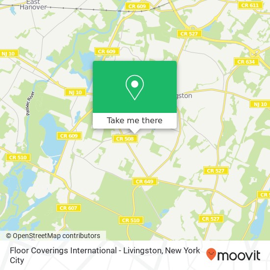 Mapa de Floor Coverings International - Livingston