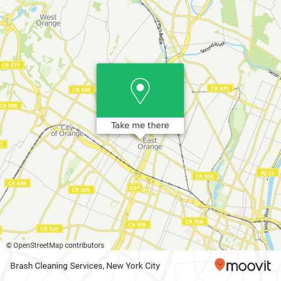 Brash Cleaning Services map