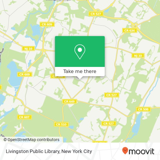 Mapa de Livingston Public Library