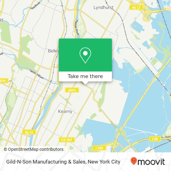 Mapa de Gild-N-Son Manufacturing & Sales