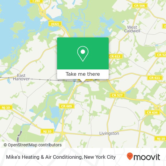Mike's Heating & Air Conditioning map