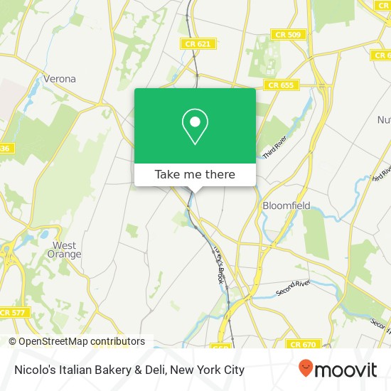 Nicolo's Italian Bakery & Deli map