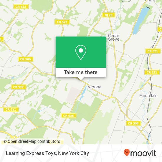 Mapa de Learning Express Toys