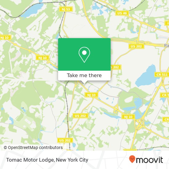 Tomac Motor Lodge map