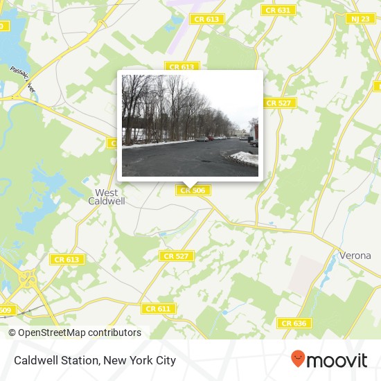 Mapa de Caldwell Station