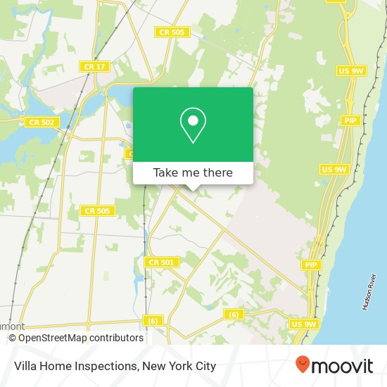 Villa Home Inspections map