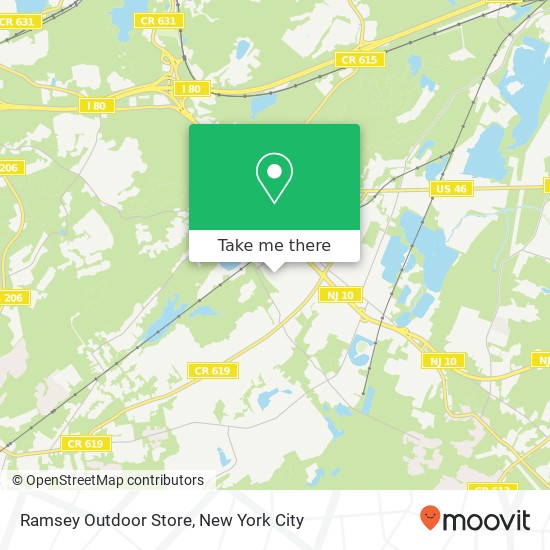 Ramsey Outdoor Store map