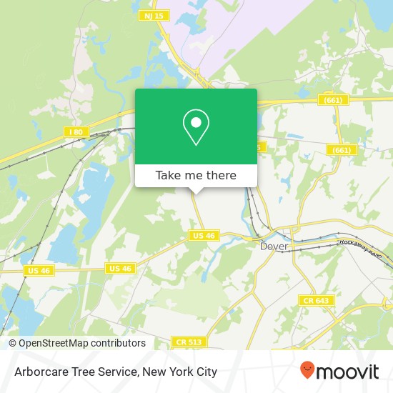 Mapa de Arborcare Tree Service