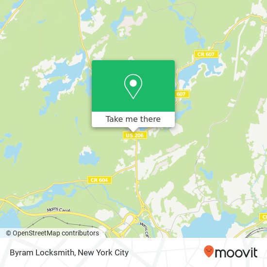 Byram Locksmith map
