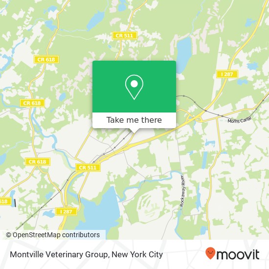 Montville Veterinary Group map