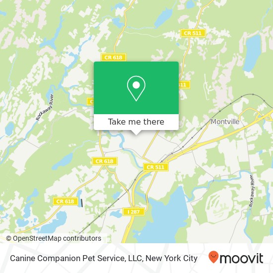 Canine Companion Pet Service, LLC map