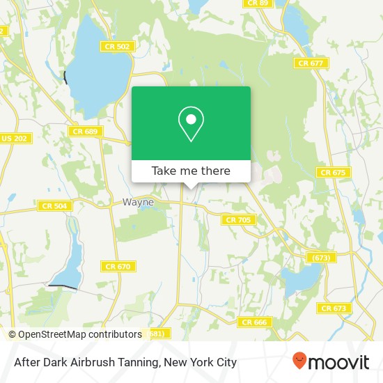 After Dark Airbrush Tanning map