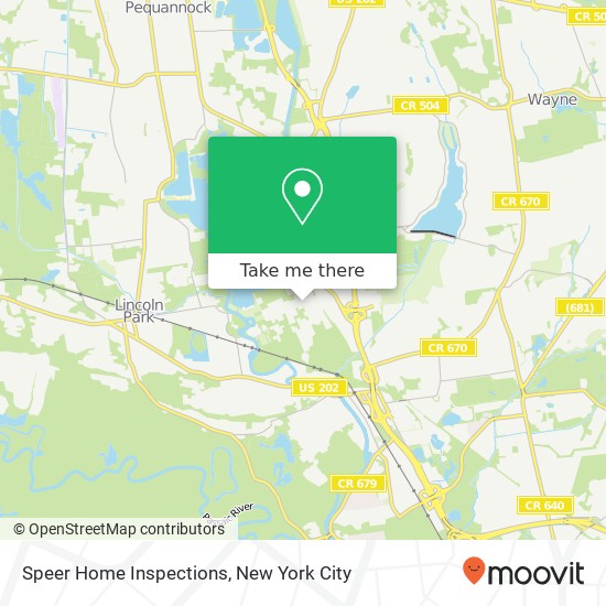 Speer Home Inspections map