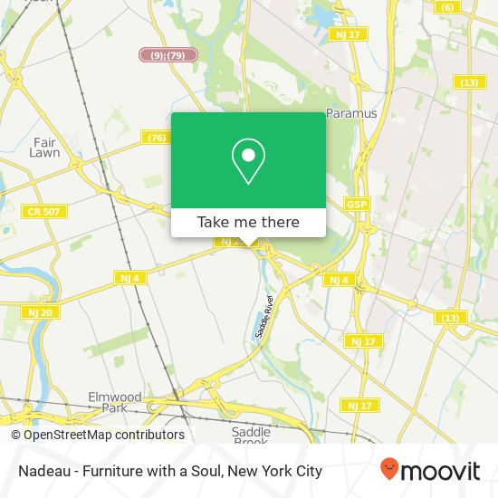 Mapa de Nadeau - Furniture with a Soul
