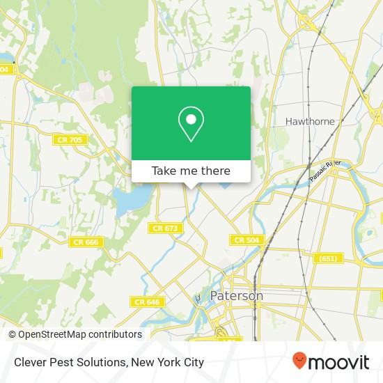 Mapa de Clever Pest Solutions