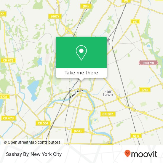Sashay By map