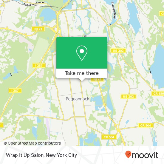 Mapa de Wrap It Up Salon