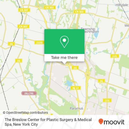 Mapa de The Breslow Center for Plastic Surgery & Medical Spa