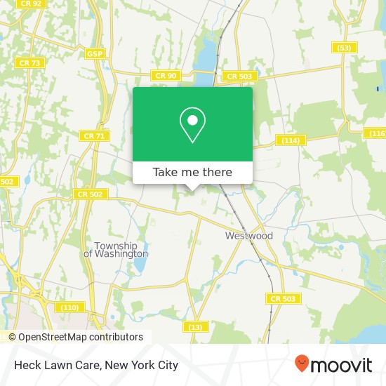 Heck Lawn Care map