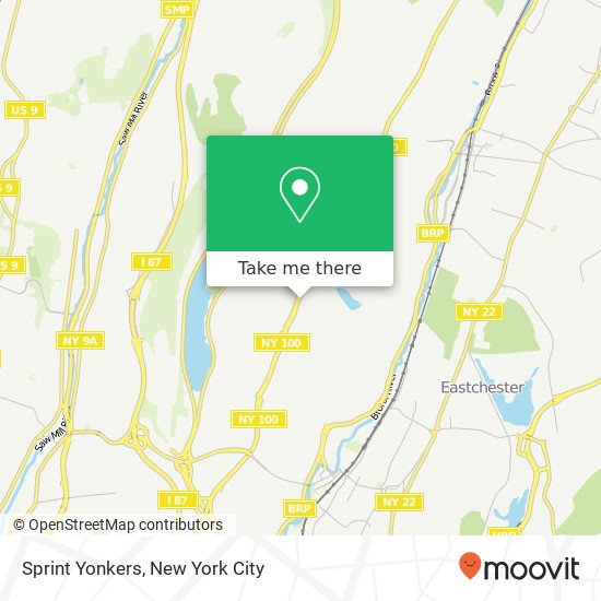 Sprint Yonkers map