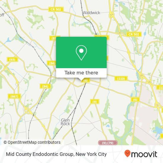 Mapa de Mid County Endodontic Group