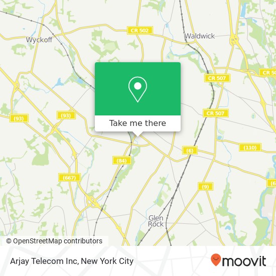 Arjay Telecom Inc map