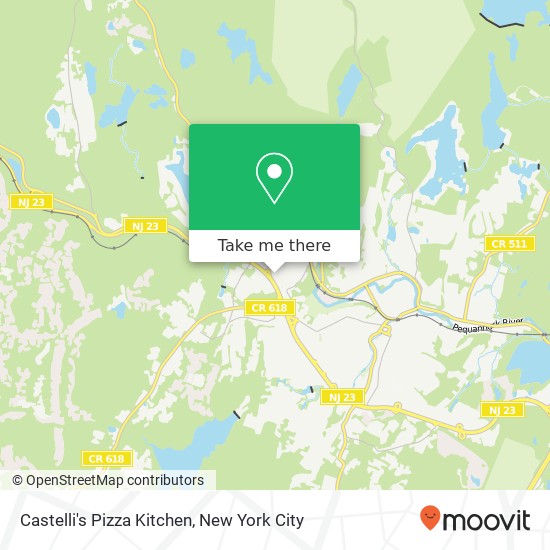 Mapa de Castelli's Pizza Kitchen