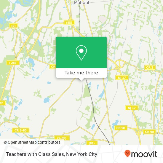 Mapa de Teachers with Class Sales