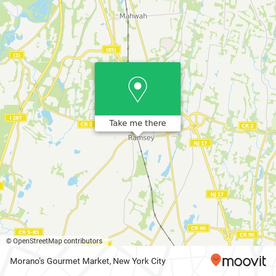 Morano's Gourmet Market map