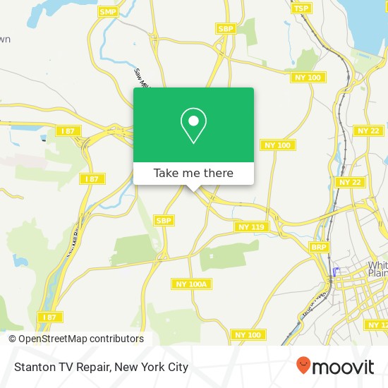 Stanton TV Repair map