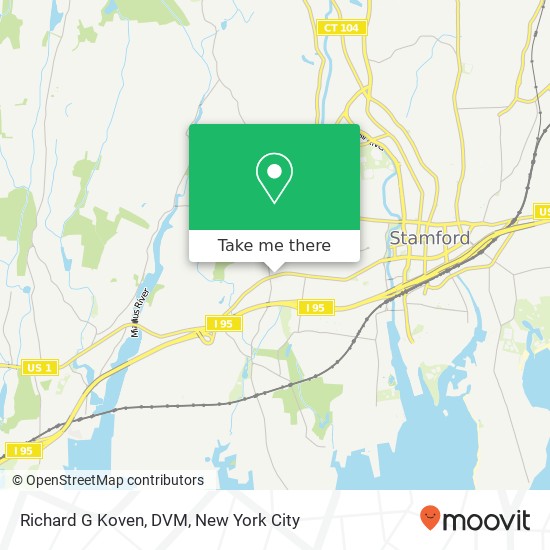 Mapa de Richard G Koven, DVM