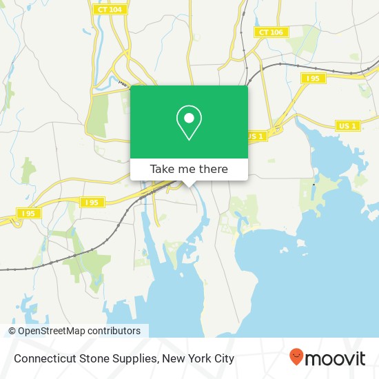 Connecticut Stone Supplies map