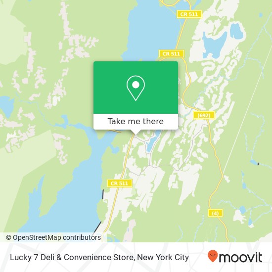 Lucky 7 Deli & Convenience Store map