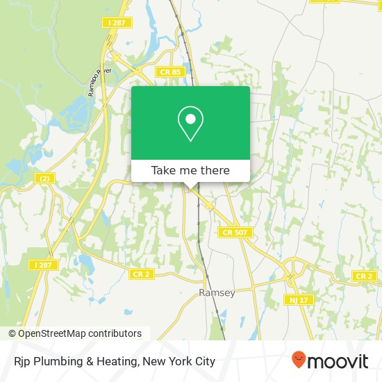 Rjp Plumbing & Heating map