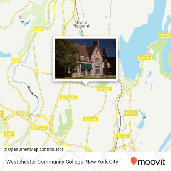Mapa de Westchester Community College