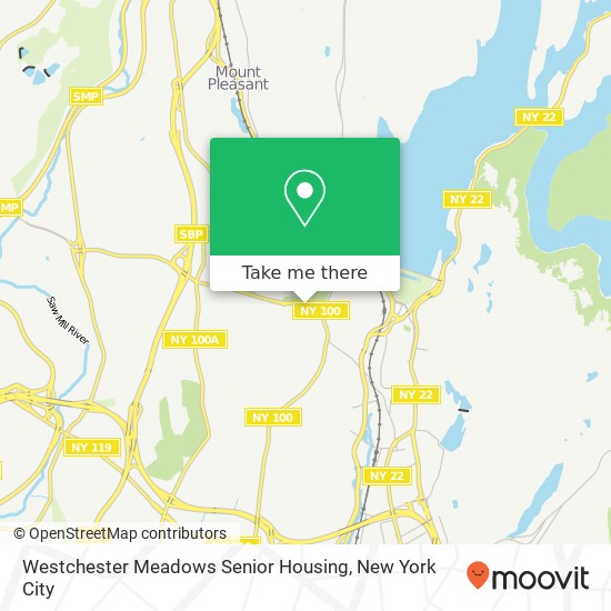 Mapa de Westchester Meadows Senior Housing