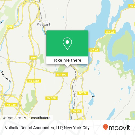 Valhalla Dental Associates, LLP map