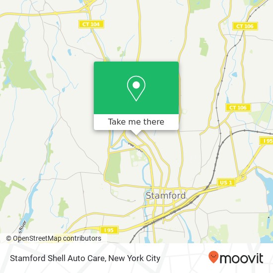 Stamford Shell Auto Care map