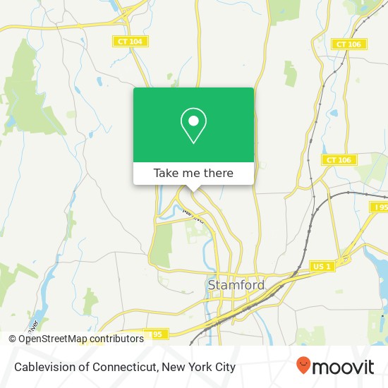 Mapa de Cablevision of Connecticut