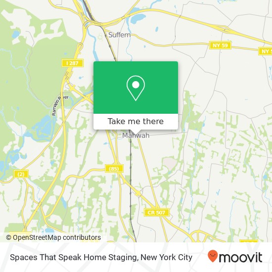 Mapa de Spaces That Speak Home Staging