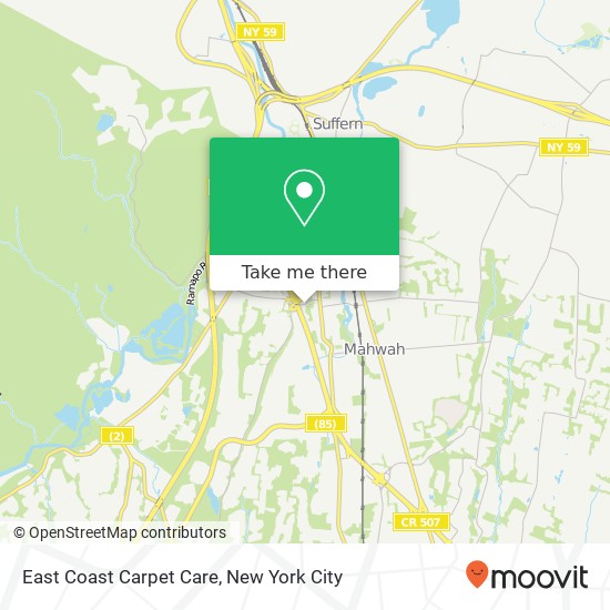 East Coast Carpet Care map