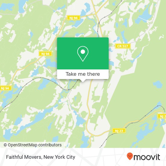 Mapa de Faithful Movers