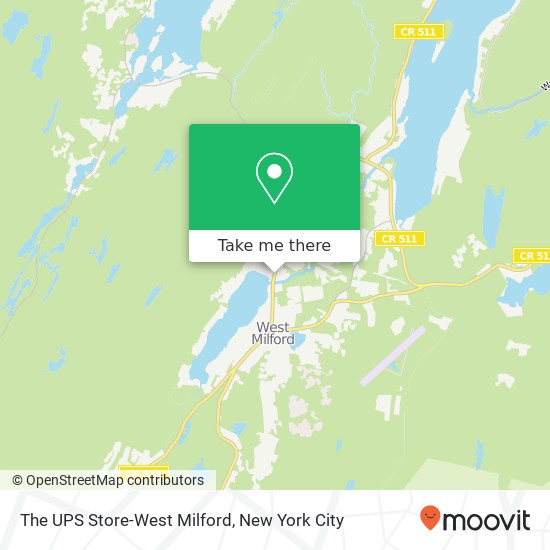 The UPS Store-West Milford map