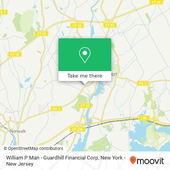Mapa de William P Man - Guardhill Financial Corp