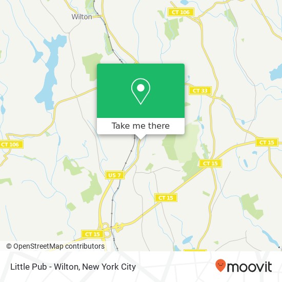 Mapa de Little Pub - Wilton