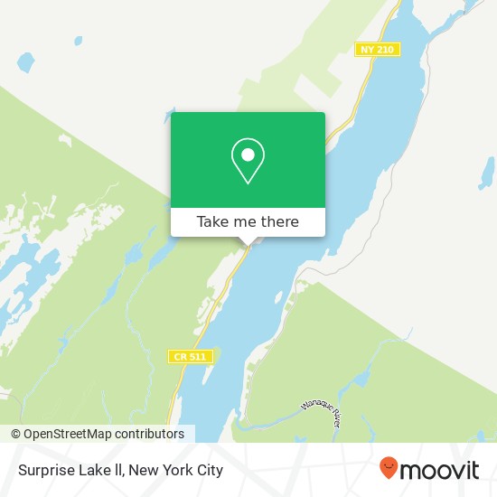 Mapa de Surprise Lake ll