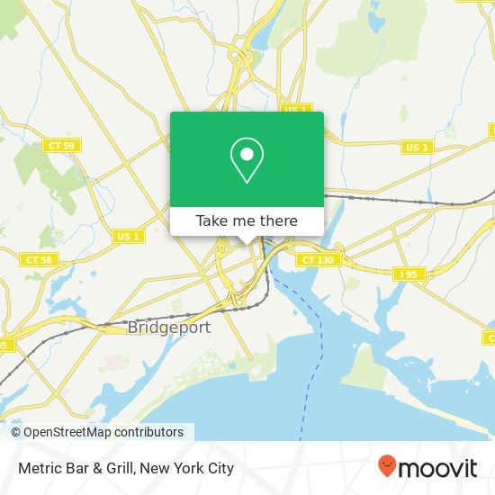 Mapa de Metric Bar & Grill