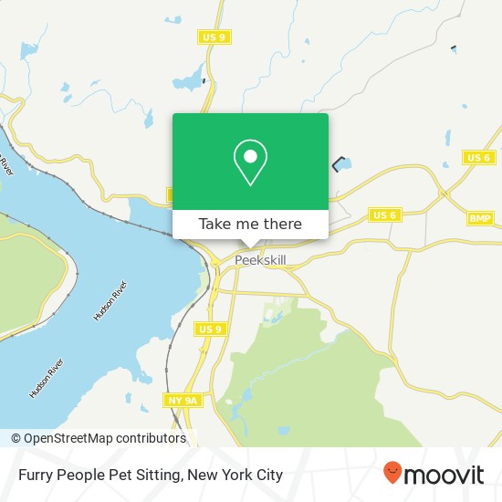 Furry People Pet Sitting map