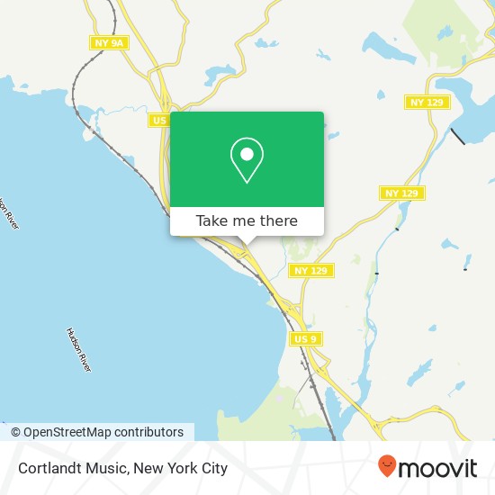 Mapa de Cortlandt Music
